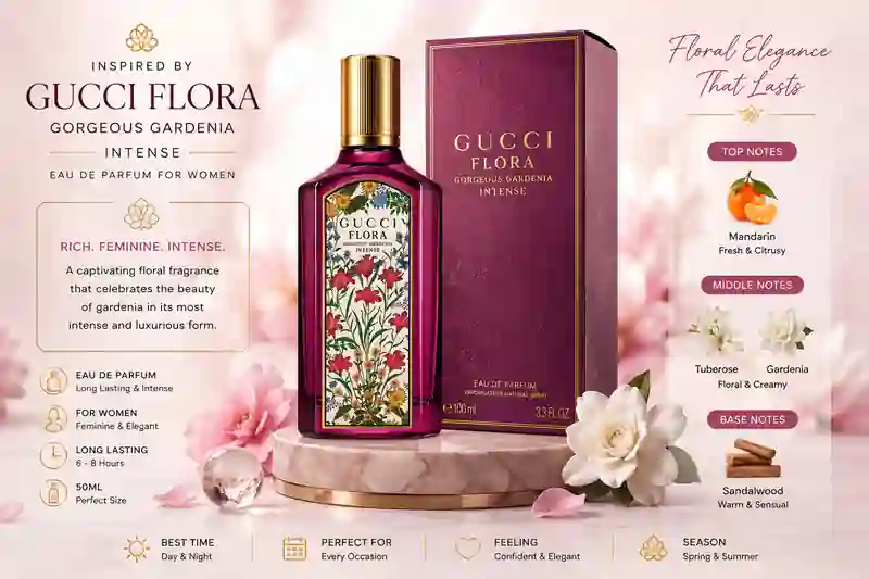 Inspired Perfume Gucci Flora Gorgeous Gardenia Intense EDP