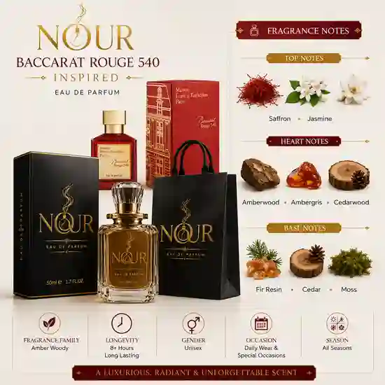 Baccarat Rouge 540 Inspired Perfume Malaysia