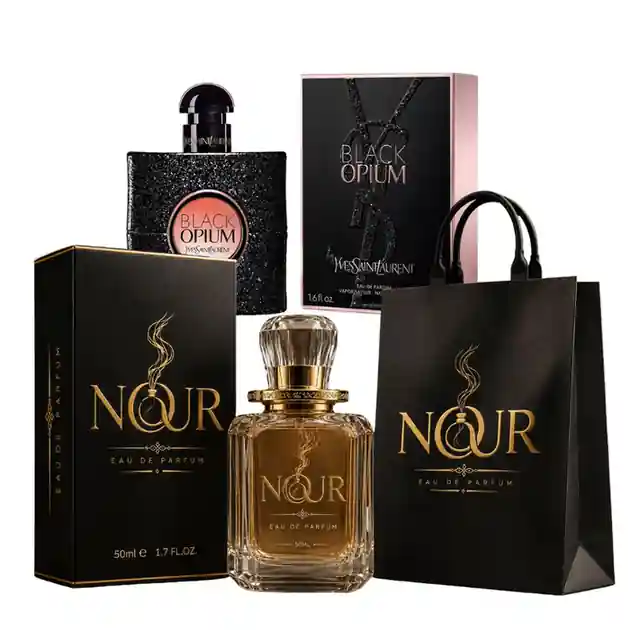 NOUR inspired perfume BLACK OPIUM EAU DE PARFUM 50 ML