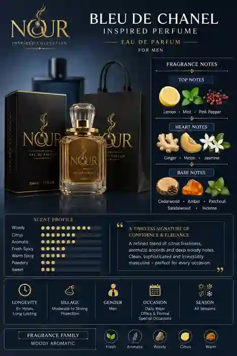 inspired perfume malaysia BLEU DE CHANEL PARFUM